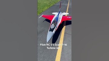 Pilot-RC 1/5 scale F-16 Turbine Jet! Full flight video Thursday! #aviation #rcplane #f16v #aircraft