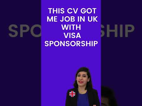 #1 Use my U.K. CV template to get job in U.K. Mới Nhất