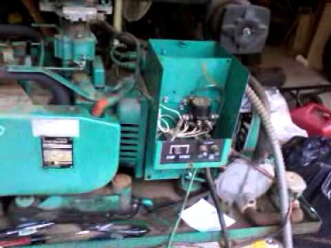 Onan 4.0 LP generator - YouTube 12 wire generator wiring diagram 