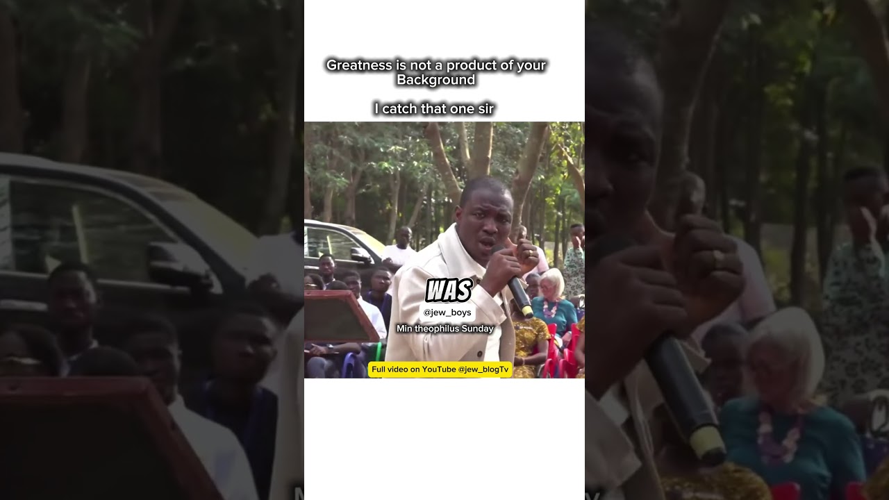 Величие не является продуктом вашего происхождения. Я это сразу заметил.