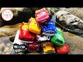 Lightning Mcqueen, Cars3 Collection Learn colors London Bridge Is Falling Down River for kids