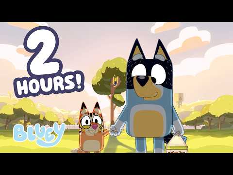 Bingo Pretends to be a TIGER! 🐯🧡 | 2 HOURS of Curry Quest + MORE! | Bluey