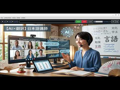 【AI副業】Pythonで動画翻訳・音声合成ツールを自作！日本語教育を自動化する最強の方法 #Python #AI #副業