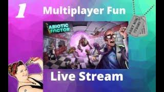 Abiotic Factory First Look, Gameplay, Lets Play Multiplayer Fun Live Stream 1