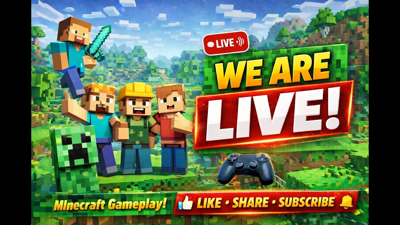 minecraft live smp 24/7 join karo