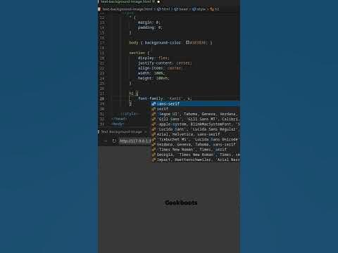 Creative Text Design: Adding Image Inside Text Using Pure HTML & CSS ...