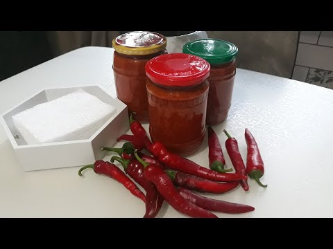 ზამთრის მარაგი/კიტრის და წიწაკის წნილი.ვაკეთებ ორ ნაირ აჯიკას.  ზუსტი რეცეპტი აღწერილობაში⤵️