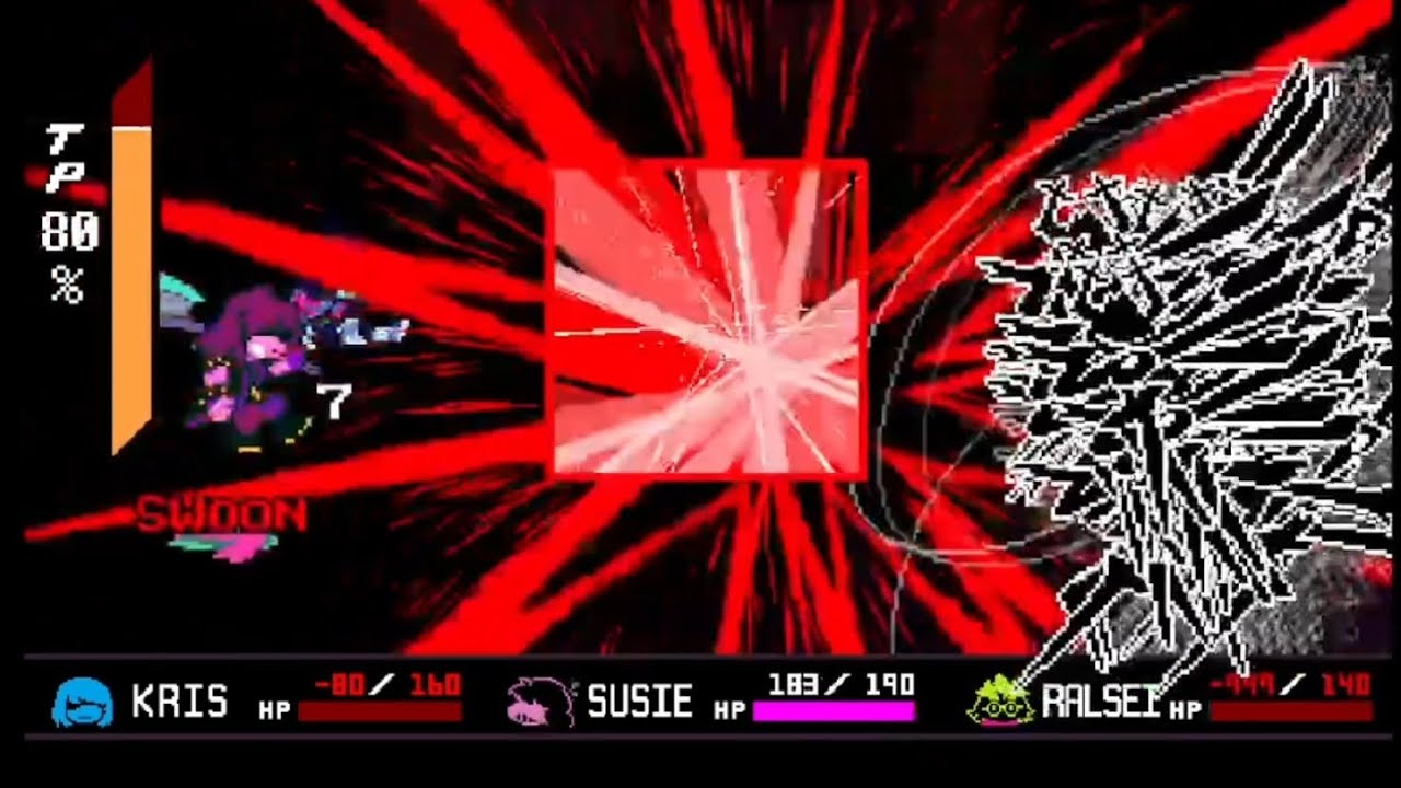 Deltarune Roaring Knight Fight but there are no bullet cooldowns