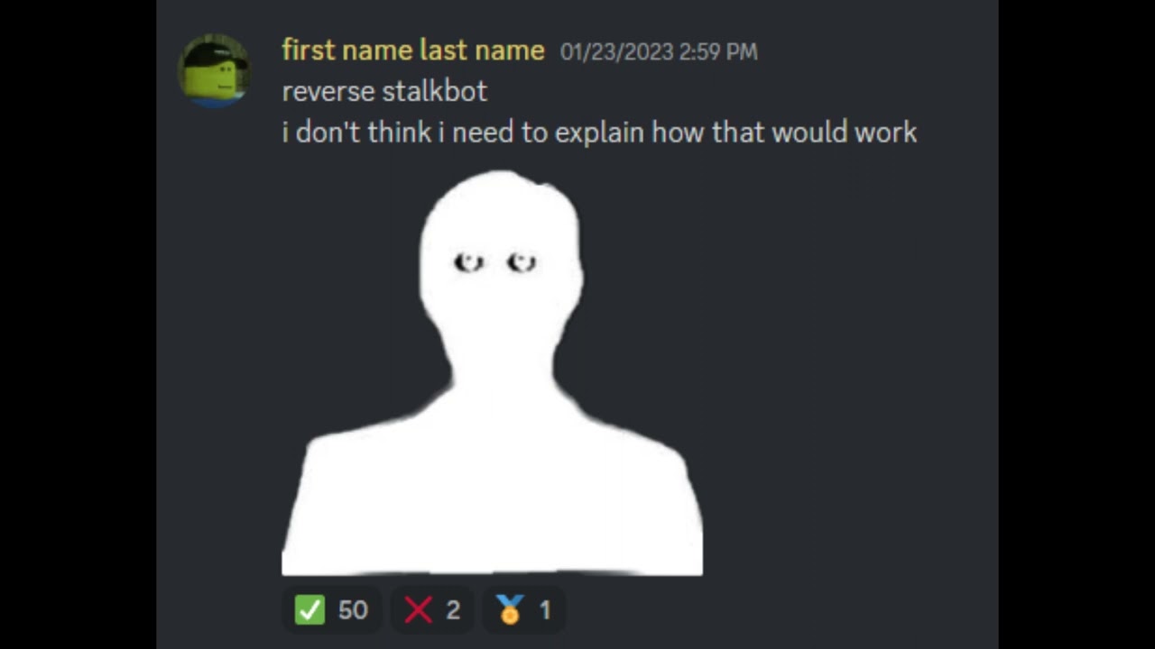 THEY'RE GONNA ADD A NEXTBOT I SUGGESTED (REVERSE STALKBOT)