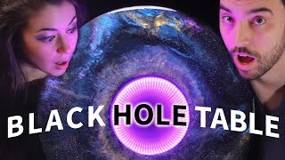 DIY Black Hole Table (infinity mirror + galaxy resin!) screenshot 2