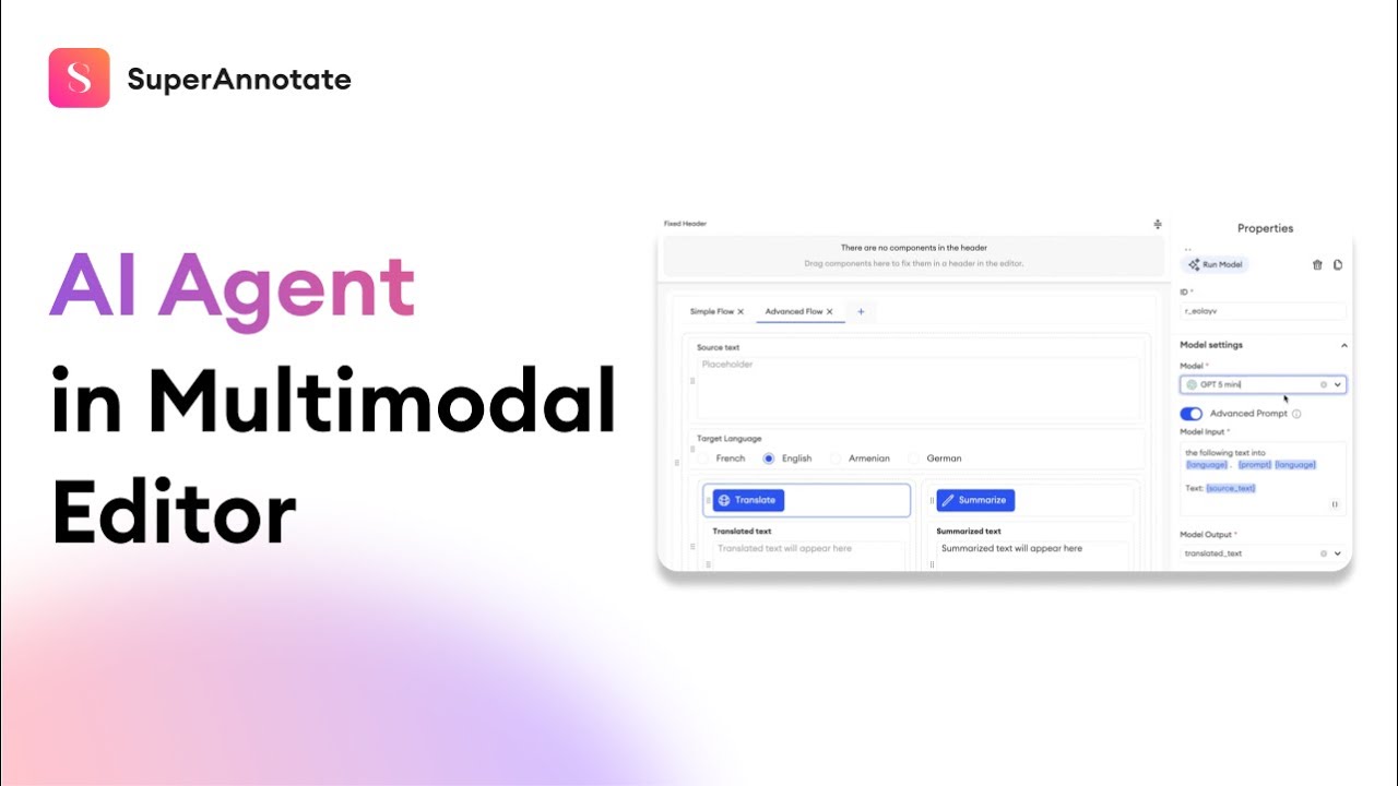 AI Agents in Multimodal Editor