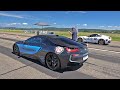 BMW i8 PP Performance (400HP) vs Corvette C7 (487HP)