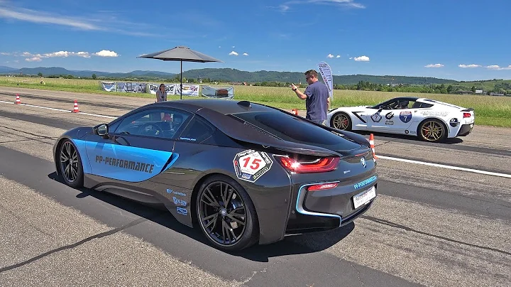 BMW i8 PP Performance (400HP) vs Corvette C7 (487HP)