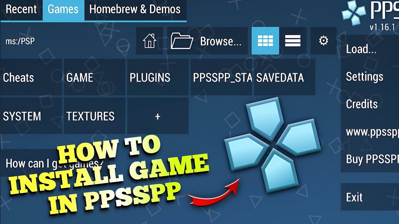 HOW TO PUT ISO GAME IN PPSS TUTORIAL 