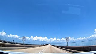 The World's Longest Overwater Bridge (the Lake Pontchartrain Causeway) Go Pro: Live, Love, Travel