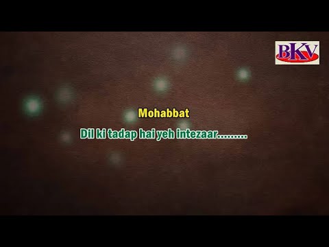 Mohabbat Dil Ka Sakoon - KARAOKE - Dil Hai Tumhaara 2002 - Arjun Rampal, Preity Zinta \u0026 Mahima