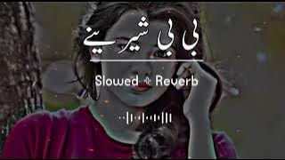 Bebe Shereni (Slowed Reverb) Pashto Song | Sad Song | Lofi Song | New Song 2022