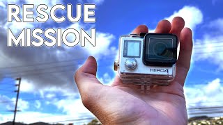 Searching for Lost GoPro in Dangerous Waves!