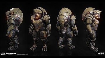 Krogan Vanguard Gold SOLO Mass Effect Andromeda Multiplayer BUILD GUIDE