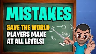 This is a detailed fortnite save the world levelling guide showing
mistakes players make at all levels. i hope that these tips and tricks
will...