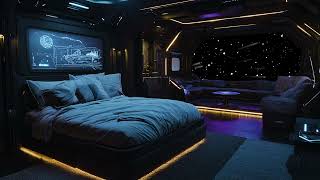 Falling Beyond the Dark Horizon  Soothing Starship Sounds for Deep Sleep & Clarity