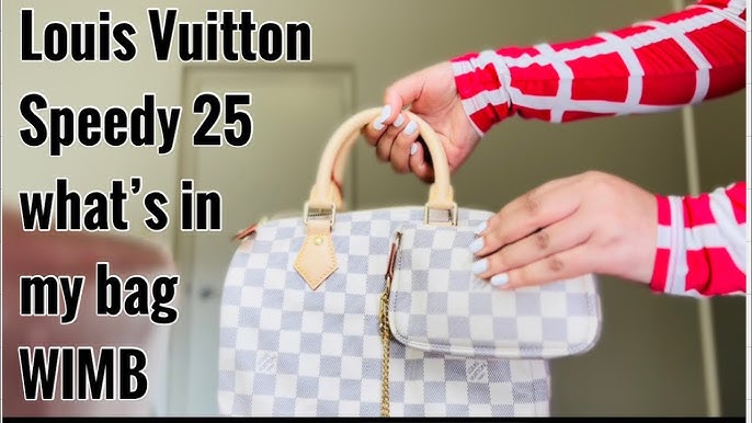 What's In My Bag?  Louis Vuitton Speedy 25 AZUR 