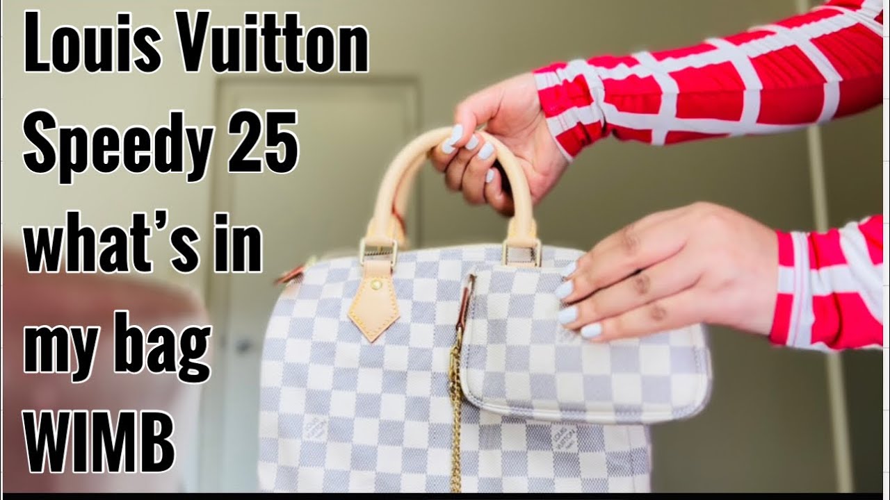Review + WIMB: Louis Vuitton Speedy 25 Damier Azur 