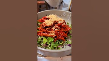 RAW BEEF & FRESH VEGETABLES // KOREAN STYLE #koreanfood  #beef  #foodblogger #foodvlog  #shorts