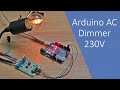 Selbstgebauter Arduino Dimmer für 230 Volt | Phasenanschnitt und Nulldurchgang beim Wechselstrom