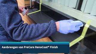 Referentieproef Gemoffeld Aluminium Met Precare Renocoat Finish