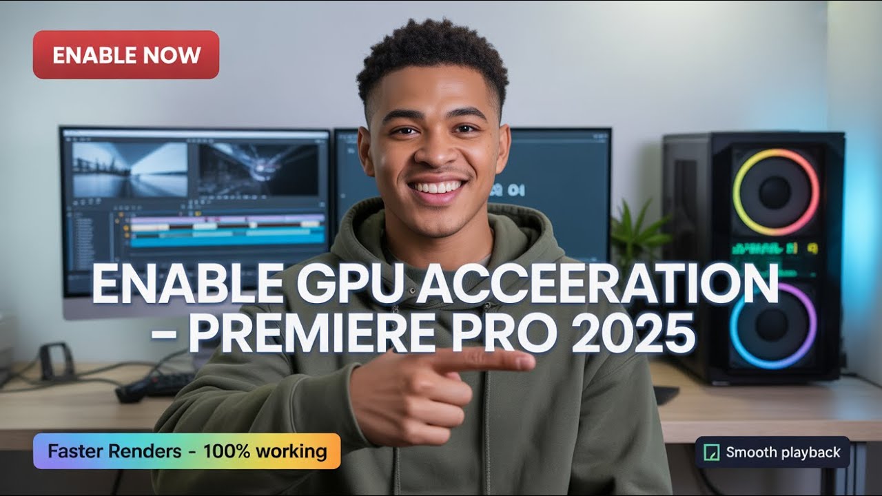 How to enable GPU acceleration Premiere Pro 2025 - YouTube