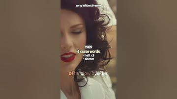 how many curse words in each taylor swift album? | #taylorswift #shorts #music #swiftie #ts #ttpd