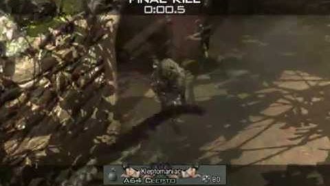 Throwing knife final killcam.