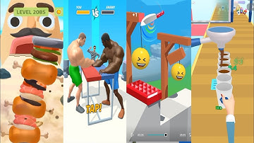 Sandwich Runner - Muscle Rush - Slice It All - Coffee Run 3D - Gameplay Walkthrough