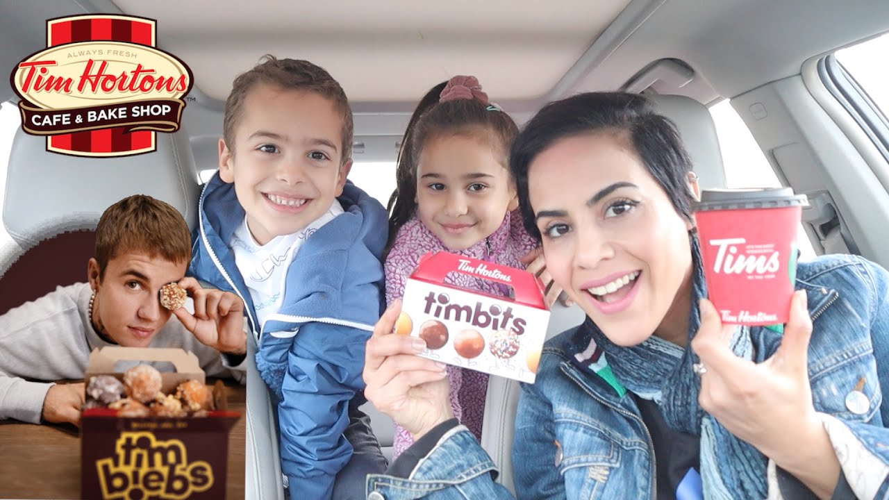 تيم هورتنز تعاونوا مع جستن بيبر- خلونا نجرب هالطلب الجديد | TRYING THE NEW TIMBIEBS AT TIM HORTONS