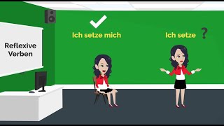 German Learning dialogue | Reflexive verb | Easy Grammar, Words and Sentences practice