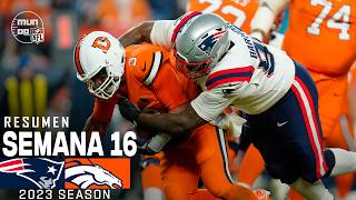 New England Patriots vs. Denver Broncos | Semana 16 NFL 2023 | NFL Highlights Resumen en español