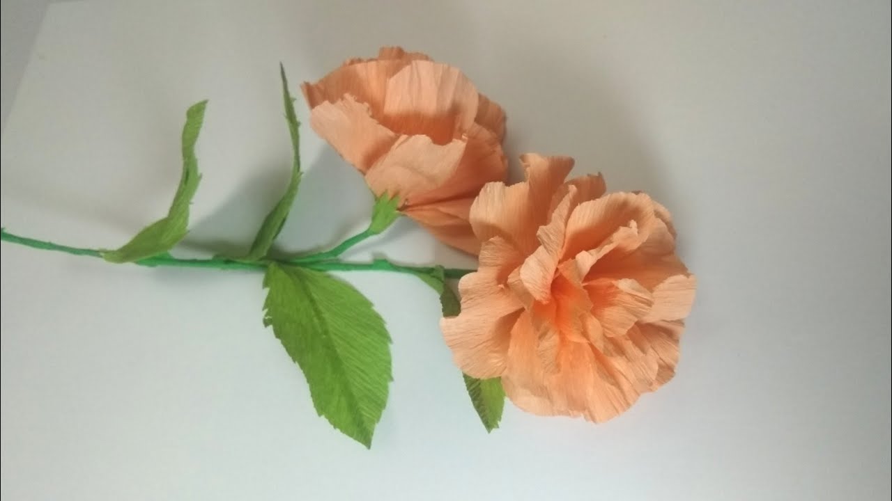 How To Make Double Hibiscus Paper Flowers | Paper Flowers