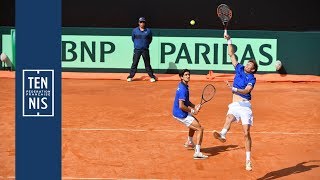 Coupe Davis 2018 : la rétro - Herbert-Mahut / Fognini-Bolelli : les italiens craquent | FFT