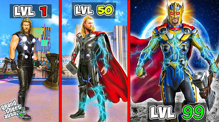 Level 1 THOR to Level 1,000,000,000 THOR in GTA 5