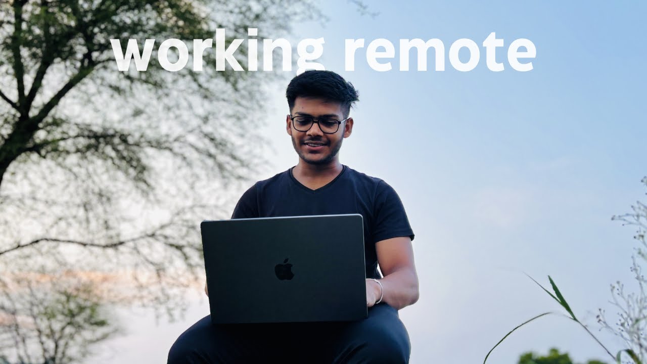 A day in life of a (remote) software engineer from a village - YouTube