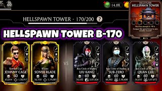 Hellspawn Tower Battle 170 Boss Fight 🔥 + Reward || Mortal Kombat || Mk Mobile || MrKombat ||
