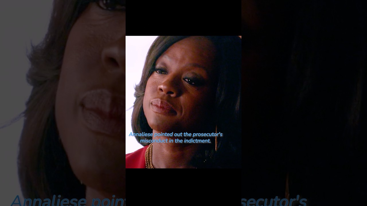 Аннализа указала на неправомерные действия прокурора в обвинительном заключении