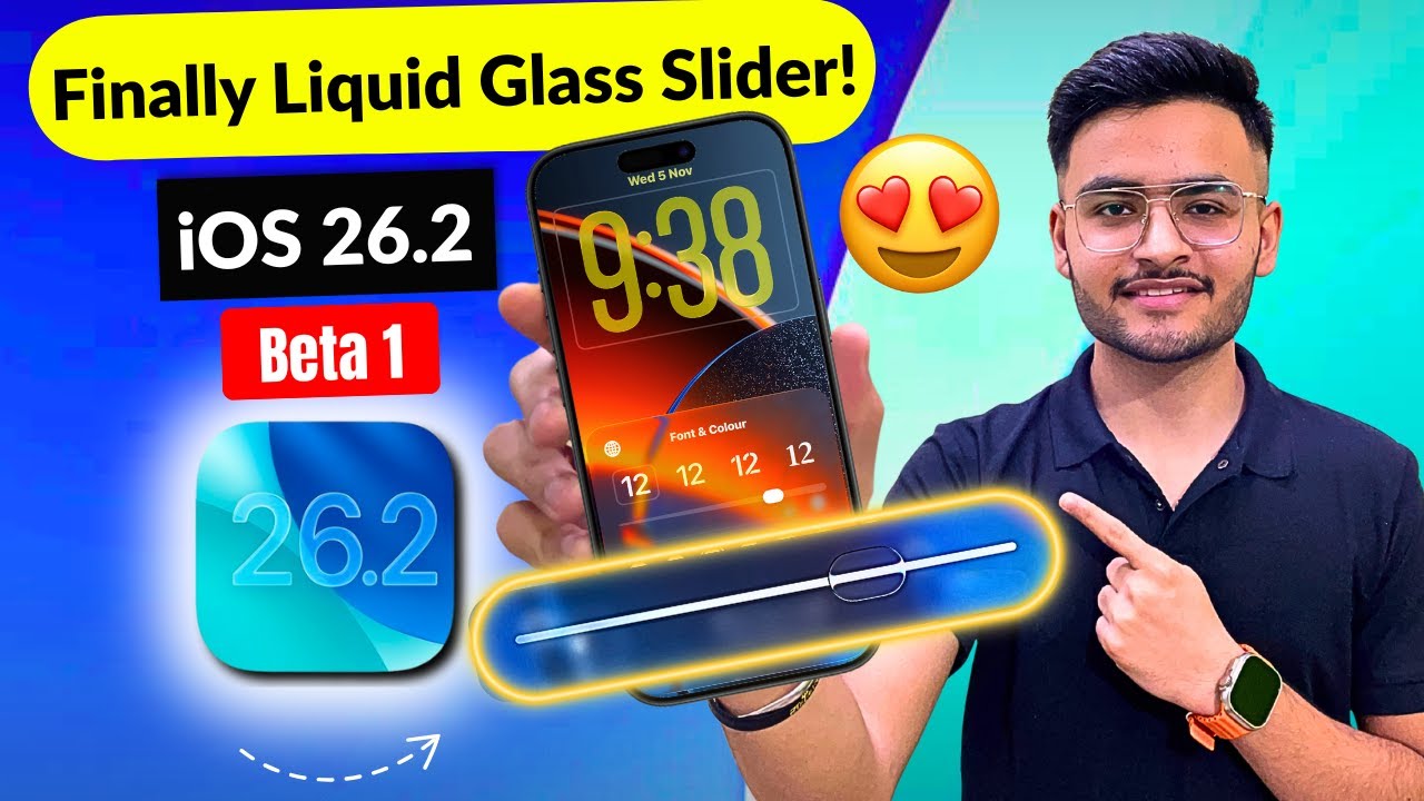 iOS 26.2 Beta 1 Released🔥 New Features, Battery Life (HINDI)