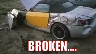 ITS BAD - MY REALLY TOTALED Honda S2000 from a Salvage Auction
