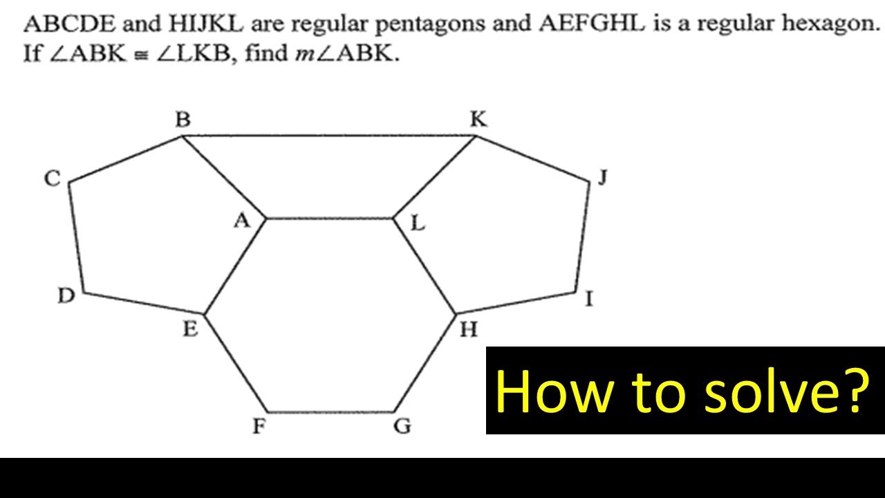 SOLVED PROBLEM ON REGULAR POLYGON - YouTube
