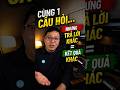 Cùng 1 câu hỏi… nhưng trả lời khác = kết quả khác #duhocmy #taichinh #visaduhoc