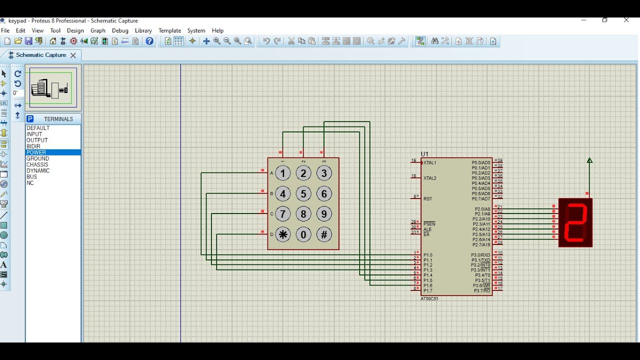 Phone keypad interfacing with Microcontroller - YouTube