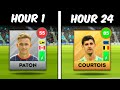 I played dream league soccer for 24 hours