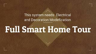 Full smart home system with smart decoration and appliances